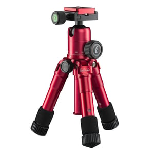 Mantona 21183 statyw Kamery cyfrowe/analogowe 3 x noga Czerwony