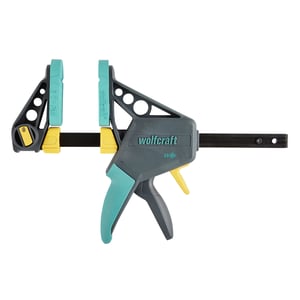 wolfcraft GmbH 3030000 klamra Zacisk stolarski 15 cm Zielony, Szary, Żółty