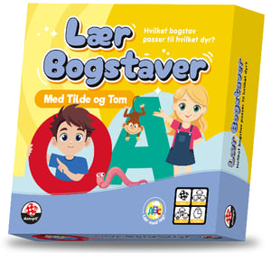Danspil 101014 gra planszowa Lær bogstaver 15 min Gra karciana Edukacyjny