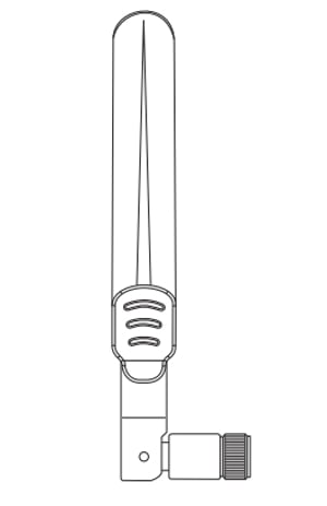 Extreme networks ML-2452-APA2-02 antena RP-SMA 4,9 dBi