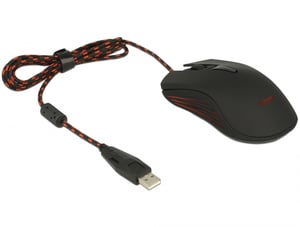 DeLOCK 12531 Ambidextrous USB Type-A Optical Gaming Mouse, 4800 DPI