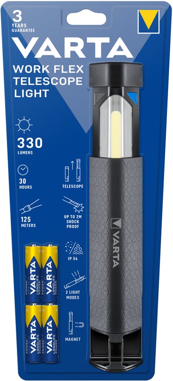 Varta Work Flex Czarny LED