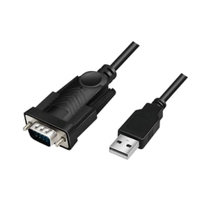 LogiLink AU0048A parallellkabel, svart, 1,5 m, USB A till DB-9