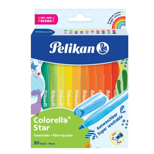 Pelikan 822336 Marker, Assorted Colors, 30 pcs.