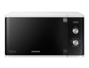 Samsung MG23K3614AW/EG Microwave Oven, White, Combination Microwave Oven, Countertop, 23 L, 800 W