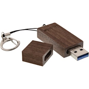 InLine 35064W pamięć USB 64 GB USB Typu-A 3.2 Gen 1 (3.1 Gen 1) Orzech włoski