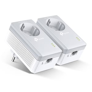 TP-Link TL-PA4010P KIT V5 Nätverkskort för PowerLine 600 Mbit/s Trådbundet LAN Vitt 2 st.