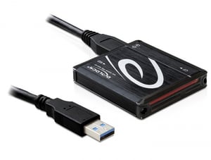 DeLOCK USB 3.0 All-in-1-Kartenlesegerät USB 3.2 Gen 1 (3.1 Gen 1) Schwarz