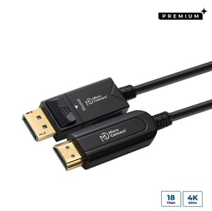 Microconnect DP-MMG-2500V1.4OP DisplayPort-Kabel, 25 m, schwarz