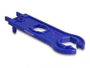 DeLOCK DL4 Cable and Connector Key, Hexagonal, Blue, 2-Pack