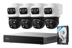 Eufy NVR-säkerhetssystem S4 Max Svart, Grå, Vit