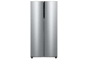 Midea MDRS619FIE46 Kühl-Gefrierkombination mit beidseitiger Türöffnung, freistehend, 460 l, Edelstahl