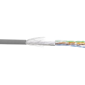 InLine 72099 kabel sieciowy Szary 100 m Cat5e SF/UTP (S-FTP)