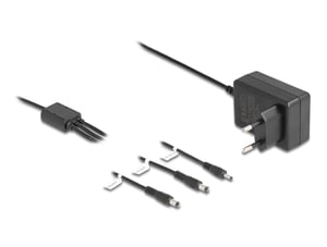 DeLOCK Externes Netzteil DC 3,5 x 1,35 mm, DC 5,5 x 2,1 mm, DC 5,5 x 2,5 mm 5,0 V/2,0 A/10,0 W