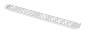 Lanberg Zaslepka do szaf 19 1U perforowana szara Pusty panel