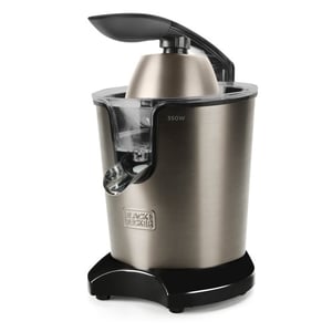 Black & Decker BXCJ350E Entsafter Zentrifugalentsafter 350 W Schwarz, Edelstahl
