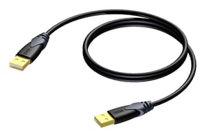 PROCAB CLD600/3 USB 2.0 Cable, 3 m, USB A, Black