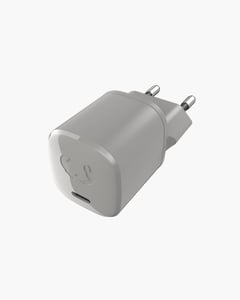 Fresh 'n Rebel 2WC600IG Portable Device Charger, Universal, Gray, AC, Fast Charging, Indoor