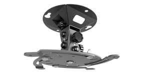 Edbak PMV400 Projektorhalterung für die Deckenmontage, schwarz