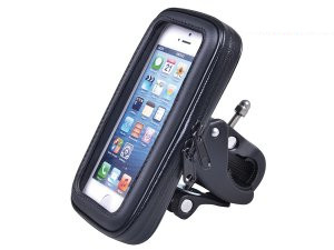 Maclean MC-688 L Aktive Halterung für Mobiltelefon/Smartphone, Navigation, Schwarz