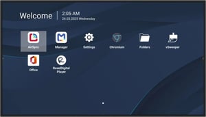 Viewsonic CDE5014-2C skyltningsskärm Platt skärm Digital Signage 127 cm (50") LCD Wi-Fi 500 cd/m² 4K Ultra HD Svart Inbyggd processor Android 14 24/7