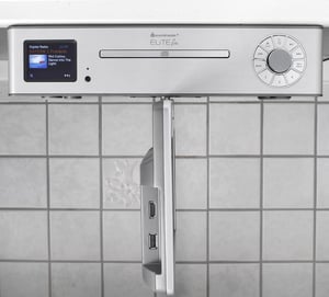 Soundmaster KTD1020SI odtwarzacz DVD/Blu-ray Odtwarzacz CD HiFi Srebrny