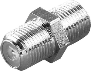 Vivanco VVSATADAPTMMF F-Type Coaxial Plug, 2 pcs.