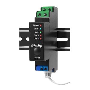 Shelly Pro 2PM Stromrelais Schwarz 2