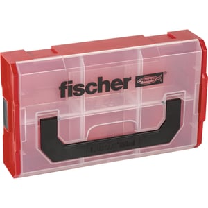 Fischer 533069 Aufbewahrungsbox, rechteckig, Kunststoff, rot