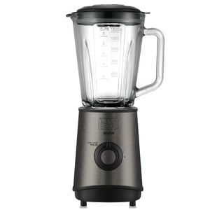 Black & Decker BXJB800E 800 W Countertop Blender, Black, Clear