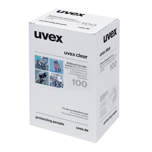 Uvex 9963000 rengöringsvätska/set för glasögon Fuktade servetter