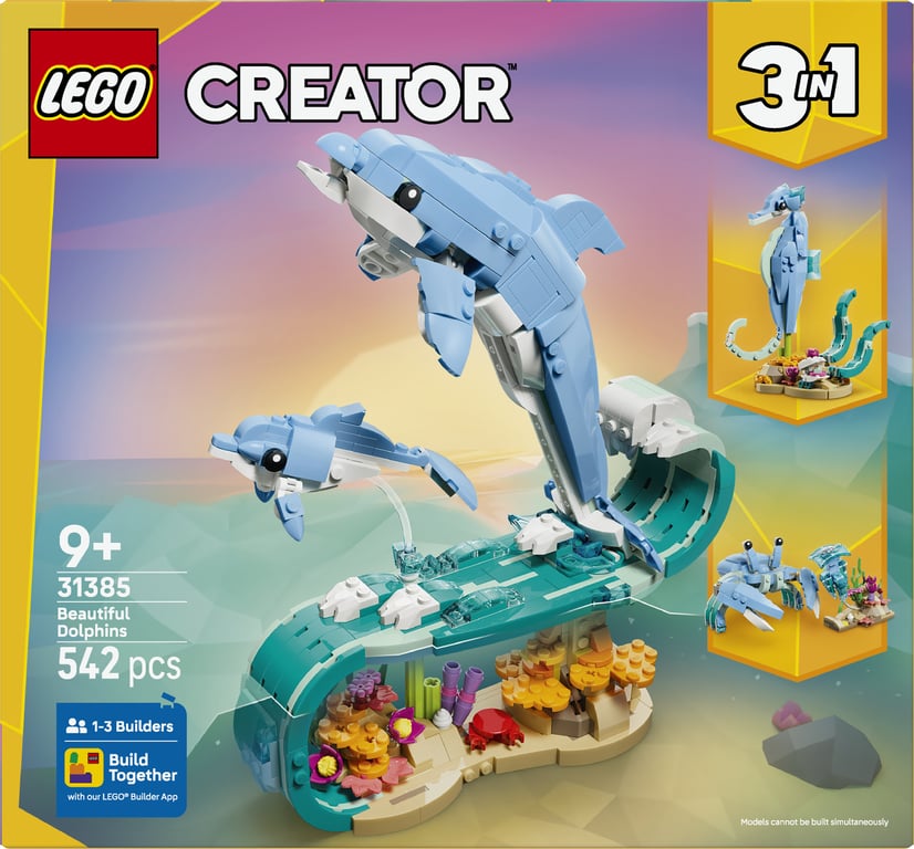 LEGO Creator Zwierzęta morskie: piękny delfin