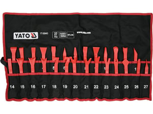 Yato YT-08443 Auto Body Repair Tool Upholstery Removal Tool Red 27 pcs.