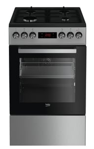 Beko FSM52331DXDT Oven Freestanding Gas Black, Stainless Steel