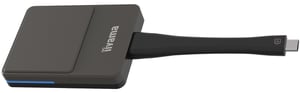iiyama WP D002C Smart-TV-USB-Adapter 4K Ultra HD Schwarz, Silber