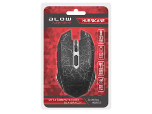 BLOW HURRICANE myszka Gaming Po prawej stronie USB Typu-A Optyczny 2400 DPI