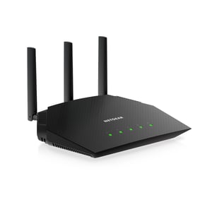 NETGEAR Nighthawk 4-Stream AX1800 WiFi 6 Router (RAX10) – Gigabit-Ethernet-Dualband-WLAN-Router (2,4 GHz/5 GHz) – Schwarz