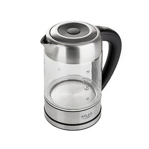 Adler AD 1247 Electric Kettle 1.7 L 2200 W Hazelnut, Stainless Steel, Transparent