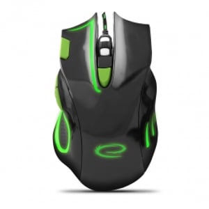 Esperanza EGM401KG myszka Gaming Po prawej stronie USB Typu-A Optyczny 2400 DPI