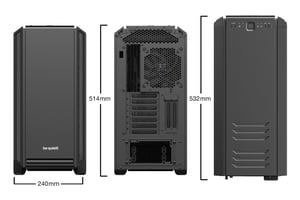 be quiet! Silent Base 601 Midi Tower Czarny