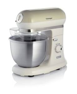 Ariete 1588 köksrobot 2400 W 5,5 l Beige, Vit