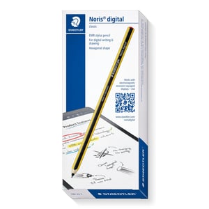 Staedtler Noris Digital Classic 180 22 PDA Stylus, Black, Yellow