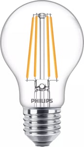 Philips Glühlampe, transparent, 75 W, A60, E27