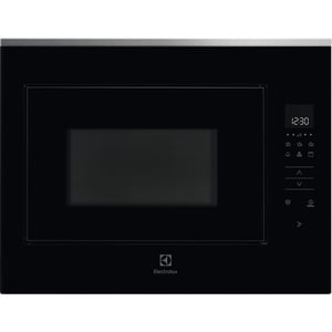 Electrolux KMFD264TEX Schwarz, Edelstahl Mikrowelle mit Grillfunktion Einbaugerät 26 l 900 W