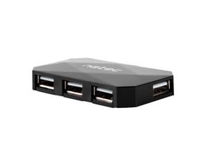 NATEC NHU-0647 huby i koncentratory USB 2.0 480 Mbit/s Czarny