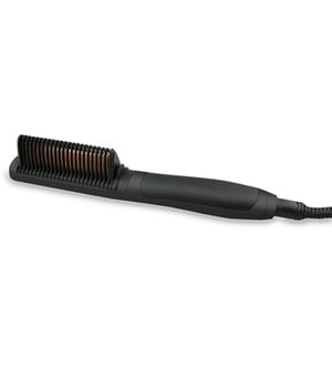 Rio Beauty Pro Plattångsvärmeborste, varm, svart 1,85 m