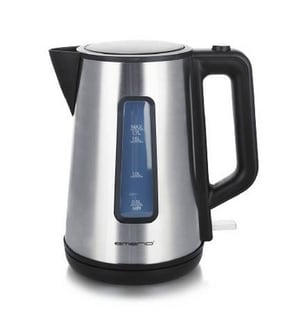 Emerio WK-122829 vattenkokare 1,7 l 2200 W Svart, rostfritt stål