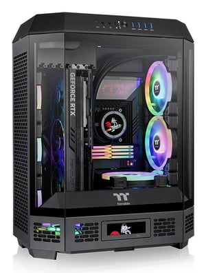 Thermaltake CA-1Z1-00M1WN-00 Security & Mounting Brackets for Midi Tower Computers, Black