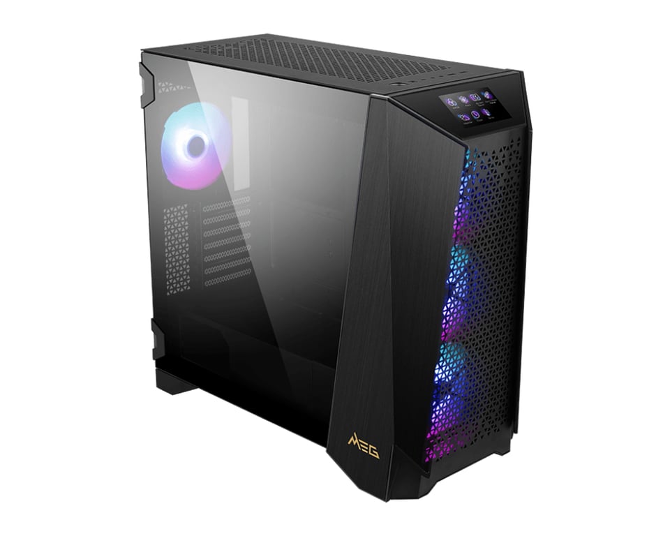 MSI MEG PROSPECT 700R zabezpieczenia & uchwyty komputerów Midi Tower Czarny