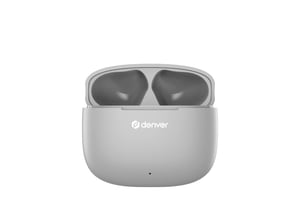 Denver TWE-48GR True Wireless Stereo (TWS)-hörlurar, in-ear, Bluetooth-samtal/musik, grå